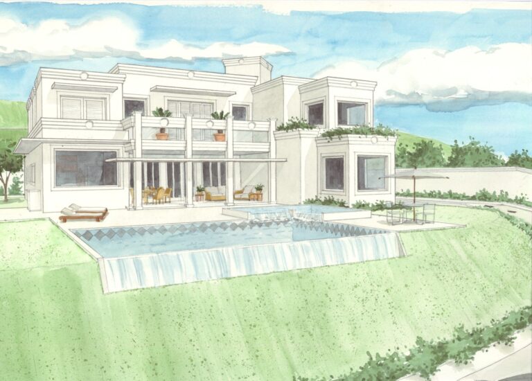 Projeto e construção da RRG Perspeciva artística RRG 27 Tamboré - Barueri - SP