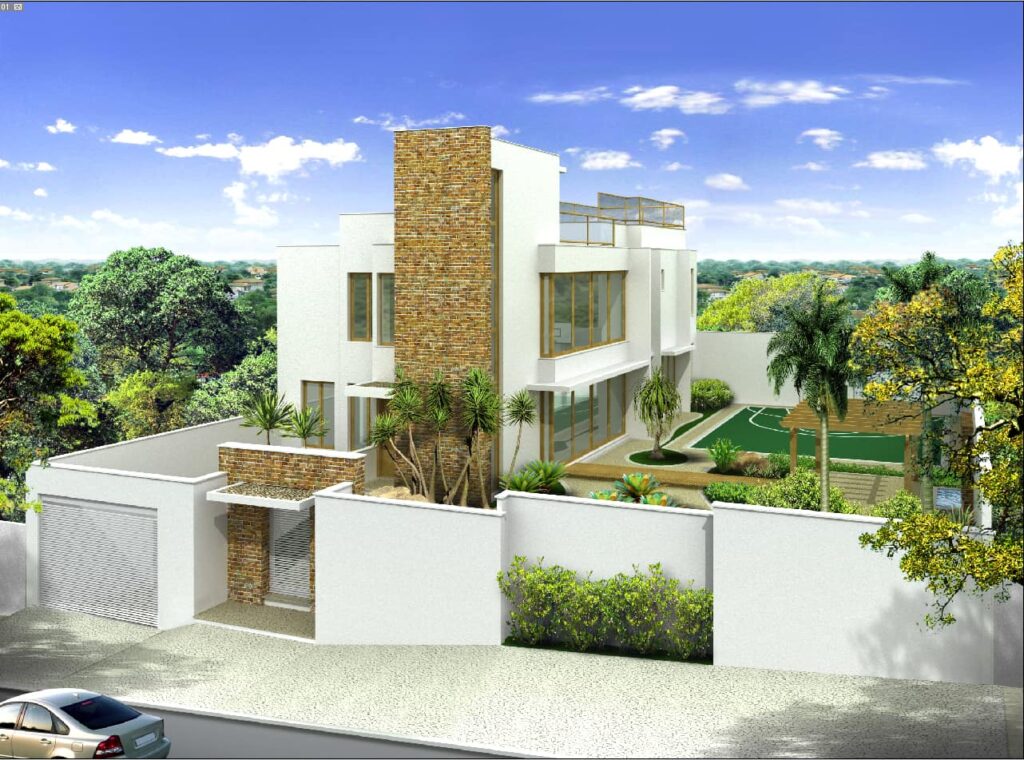 Perspectiva artística do projeto e construção RRG 81 - Indianopólis - São Paulo
